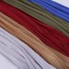 Women Turban Large Size Long Scarf Satin Crepe Fabric Breathable Soft Sheen Headscarf Vacation Photography Sun Protection Shawl