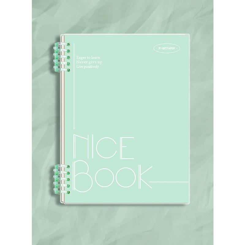 A5 Non-stick Loose-leaf Detachable Notebook Simple Coil Thickened Horizontal Line Postgraduate Entrance Examination Loose-leaf A5 Notepad