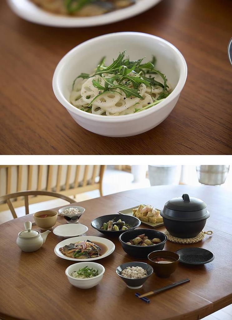 TAMAKI Fortemoa Nagomi Shallow Diameter X Height Lightweight and Oven 7-inch Bowl, White, 24.5cm 5cm, Porcelain, Microwave, Dishwasher, Safe, T-974513