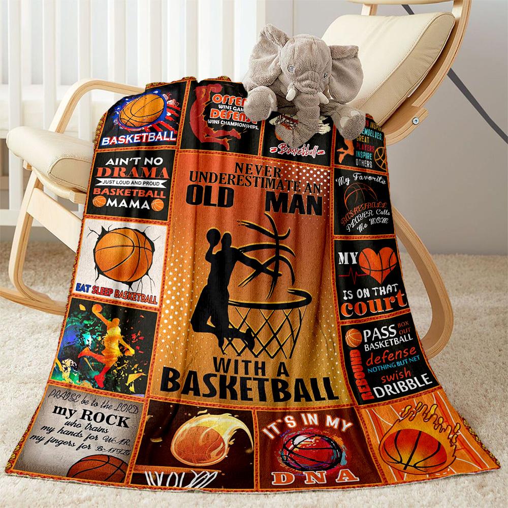 Basketball Faith Strength Blankets are suitable for living rooms, bedrooms, camping, and other places, making them an ideal choice for gifts.