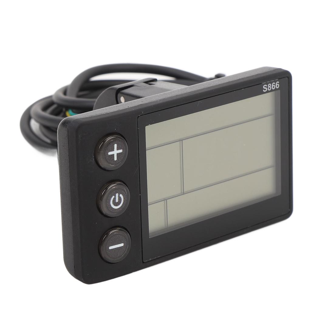 Cycling Display Meter SM 5 Pin Plug Water Resistant S866 LCD Display Panel with Backlit for
