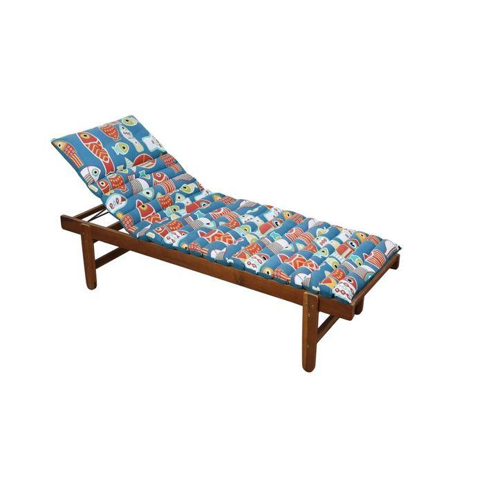 Coussin de sol ou Bain de soleil Poisson 60 x 180cm