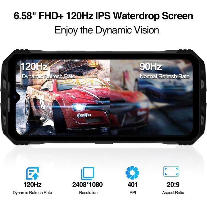 Telephone Portable Incassable 5G DOOGEE V31 GT 20GB+256GB 6.58" 10800mAh Smartphone MediaTek Dimensity 1080 Dual SIM/IP68/IP69