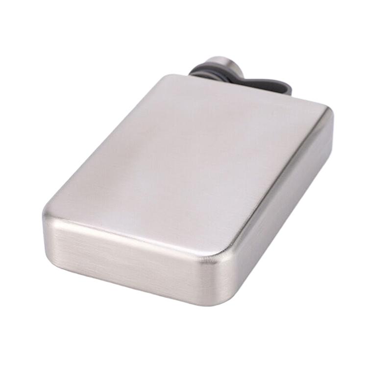 9oz Premium Tragbare Weinflasche Edelstahl Flachmann Kreative Flache Outdoor Spirituosenflasche Auslaufsicher Whiskey Flachmann