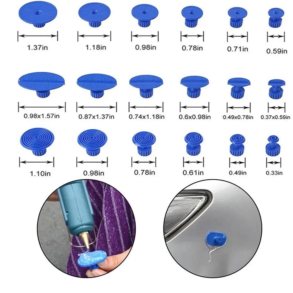 Paintless Auto Dent Repair Tools Car Body Suction Cup Tool Slide Hammer Reverse Hammer Puller Tabs for Car Dent Ding Remover