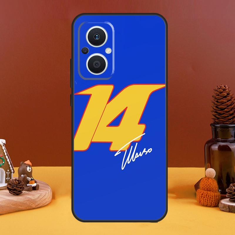 Étui de course Fernando Alonso Pour OPPO Reno 10 Pro 11 F 4 6 7 8 5 Lite 4Z 5Z 8T OPPO Find X6 Pro X5 X2 X3 Lite Coque