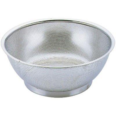 YUKIWA UK Perforated Colander, 30 Cm, 18-8 Stainless Steel