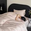 100S long-staple cotton satin bed four-piece set, cotton French girl heart embroidery pure cotton bed sheet quilt set three-piece set