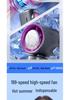 Portable Silent Cooling Mini USB Rechargeable Handheld Fan with Ice Pack