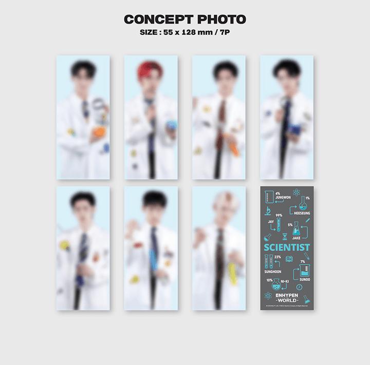 ENHYPEN WELT-GUTSCHEINKARTEN-SAMMLUNG [WISSENSCHAFTLER BASIS-Version]