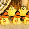 Halloween Decorations Indoor Cute Ghost/Pumpkin LED Night Light for Desktop Decoration Battery Warm White Atmosphere