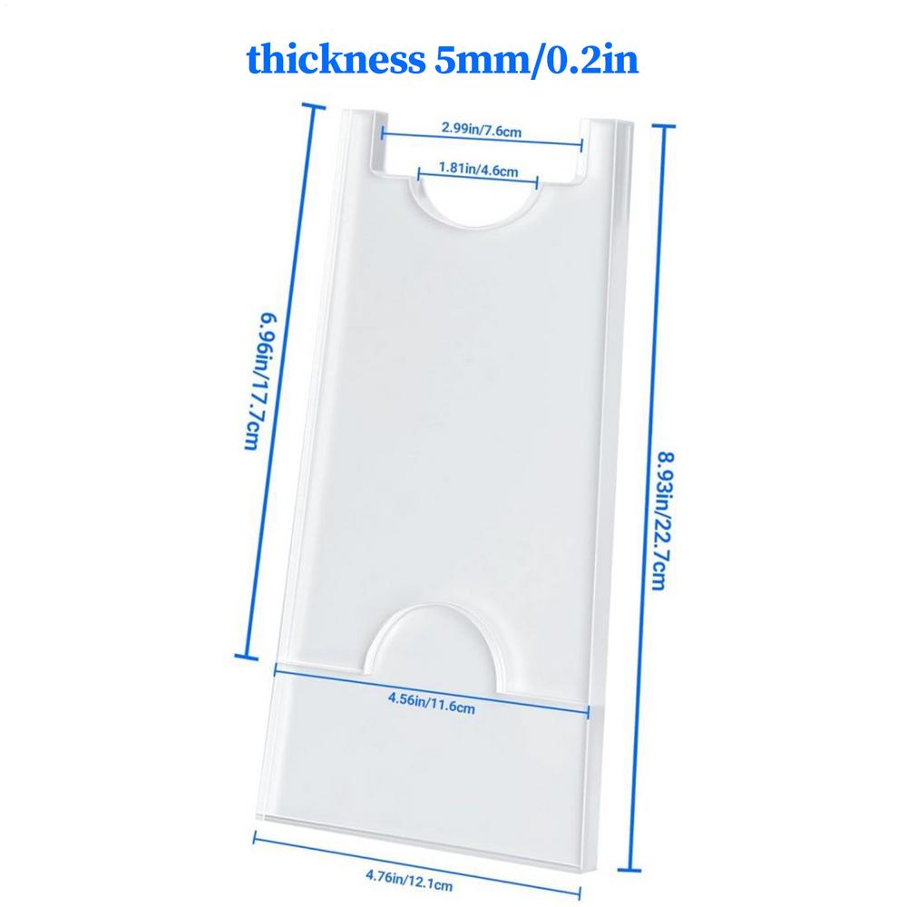 

Couch Wall Spacer Non-Slip Clear Scratch-Proof Adjustable Bed Stoppers Wall Bumpers Set For Safety Protection Enhanced Airflow