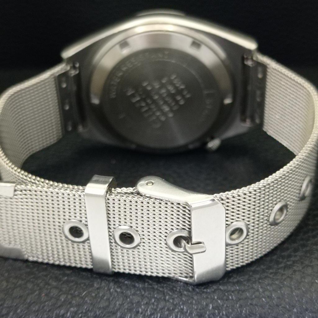 AUTOMATIC VINTAGE CITIZEN 8200 JAPAN MENS BLUE COLOR DIAL WATCH a702777-1 R210-a702777