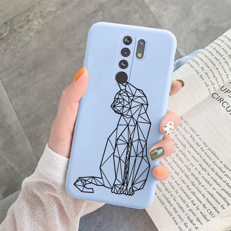

For Xiaomi Redmi 9 Case Cartoon Cute Cat Shockproof Phone Cover Fashion Flower Soft TPU Capa Bag Funda For Xiaomi Redmi 9 Redmi9 Redmi 9