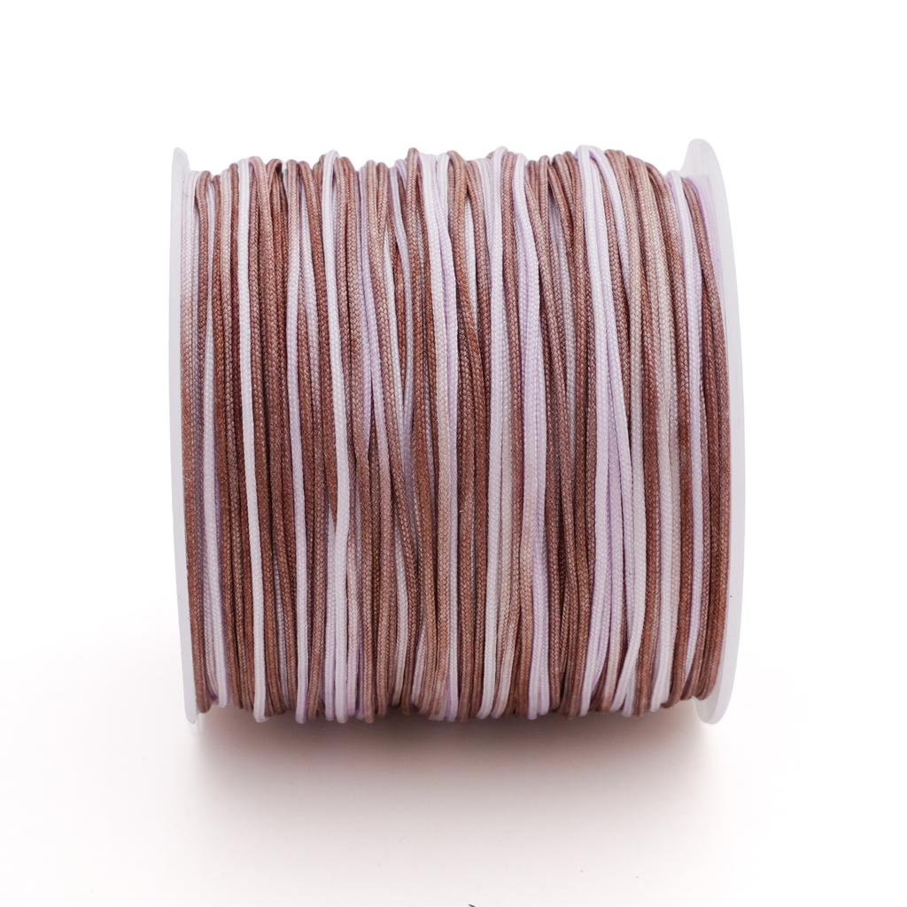 5-50m/lot 0.8mm Cotton Cord Nylon Cord Thread String DIY Beading Braided Bracelet Jewelry Making