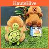 Plush Keychain Capybara With Cartoon Tortoise Design For Kids And Collectors
