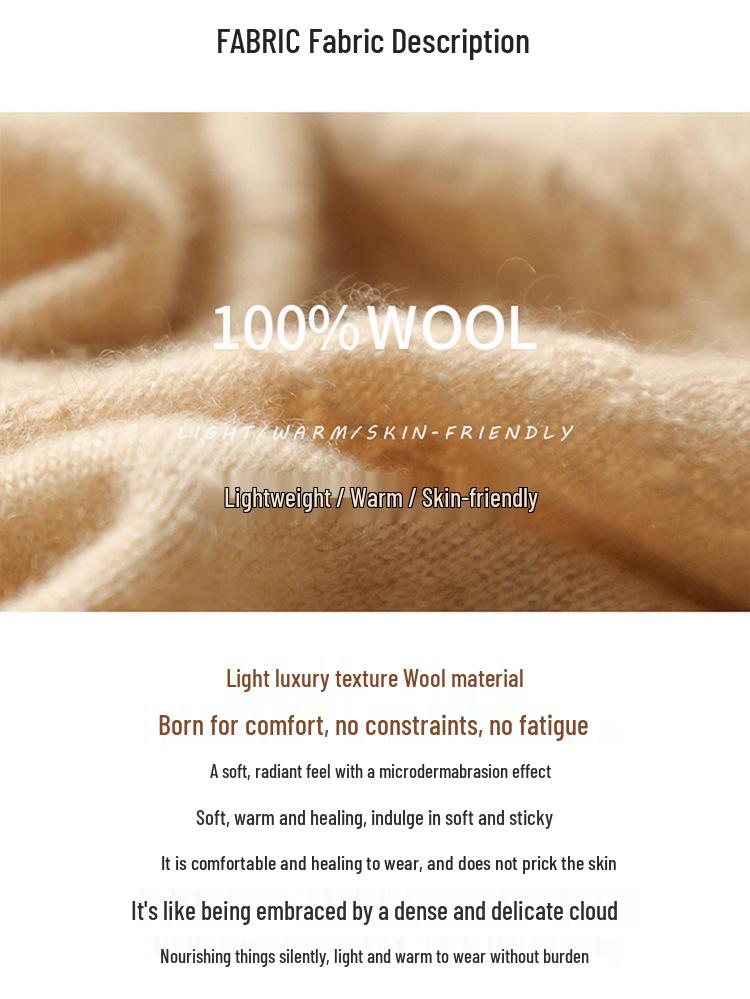 Women's 2023 Wool Batwing Scarf Sweater Cardigan - Loose Knit Autumn/Winter Shawl Style
