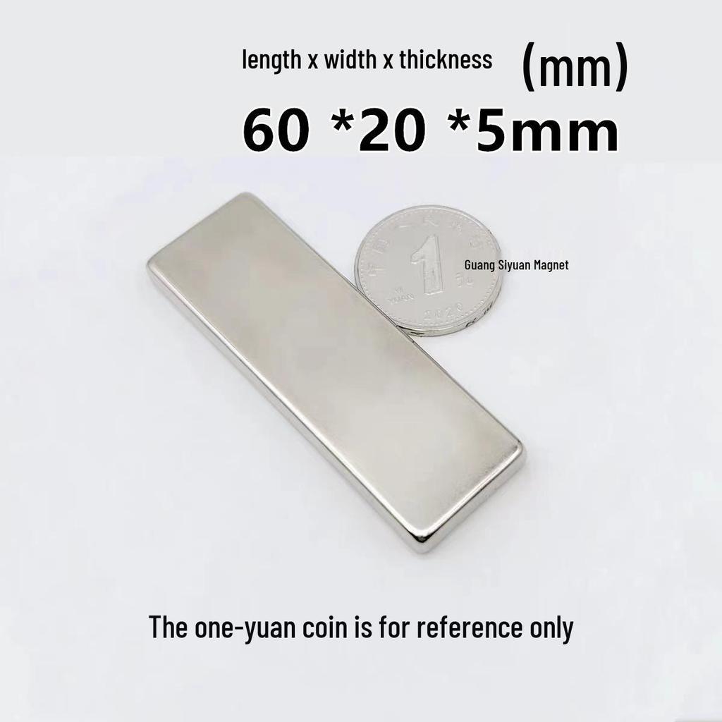 N52 Super Strong Neodymium Iron Boron Magnet, Rectangular 25x30x100mm, Permanent Magnetic Steel Sheet.