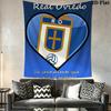 Real Oviedo Wall Hanging Printed Fabric Blanket Decorative Tapestries for Bedroom Living Room Home Decor