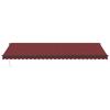Manual Awning Burgundy Red 600x350 Cm