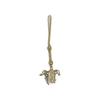[Mode de la Casa] Good Luck Zodiac Amulet, Year of the Horse, Horse Motif, Gold Plated Alloy Charm, Netsuke Strap, Made in Japan