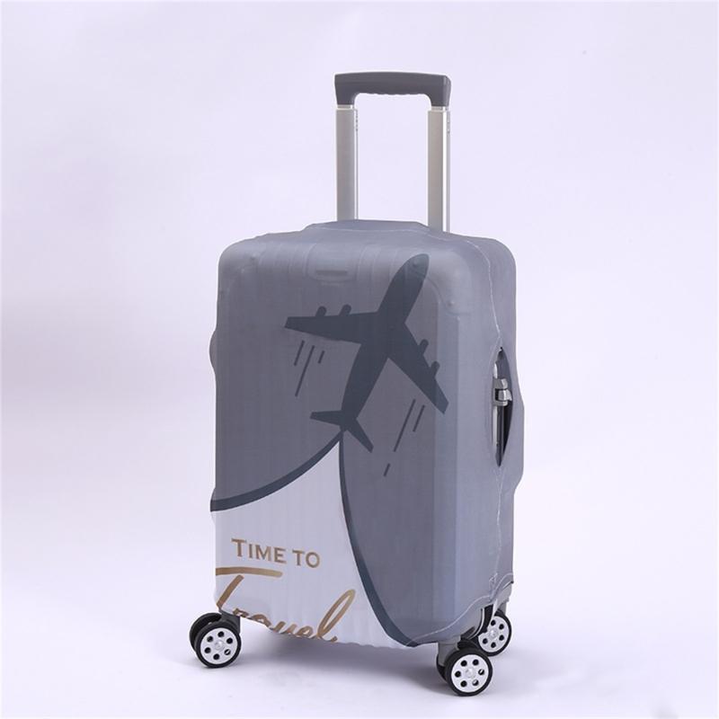 Travel Suitcase Protector Elastic Suitcase Protective Cover Luggage Cover Fit for 18-28 Inch Luggage Trolley Dust Cover