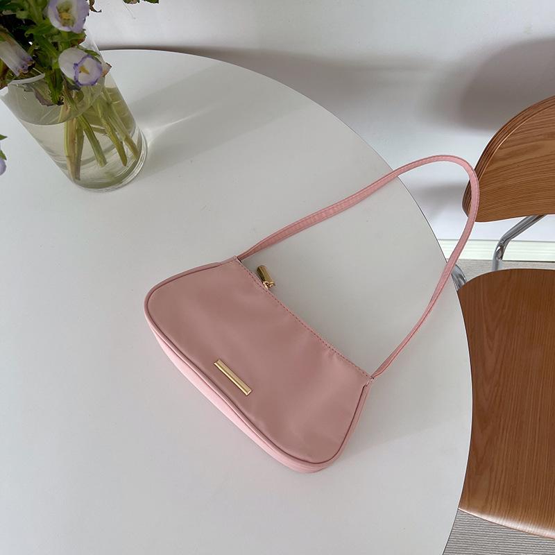 Summer Bags Underarm Bags for Women New Texture Niche Design Shoulder Bag Lightweight Nylon Cloth Bag