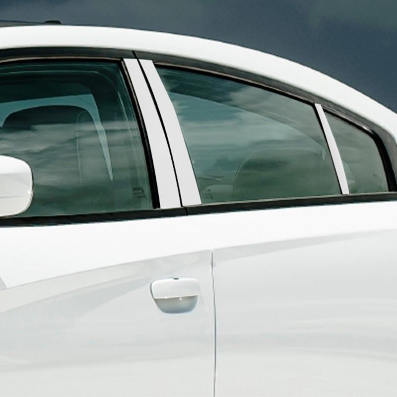 Chrome Window Pillar Posts Molding Trim For 2011-2021 Dodge Charger Accessories