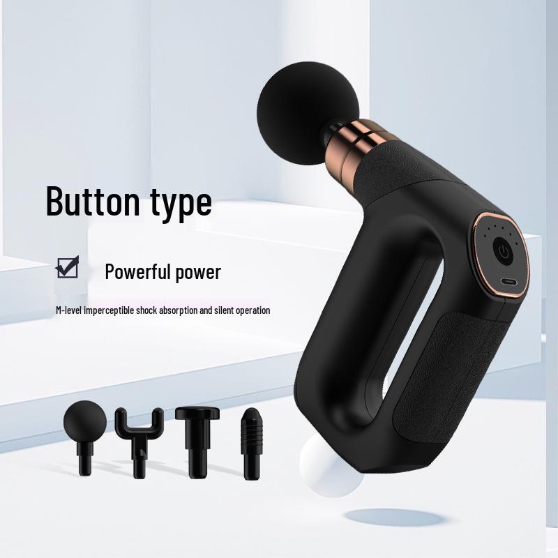 Mini USB Rechargeable Button-Type Muscle Relaxation Massage Gun