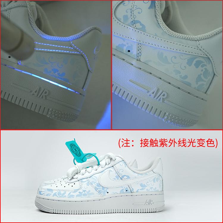 Nike Air Force 1 Low top Skateboard Shoes Women's Pure White DD8959-100(Team-)