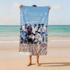 1Pc K-Pop Boy Group Beach Towel Microfiber Soft Quick Dry Gym Sports Towel Bath Towel For Bathroom Swimming Outdoor