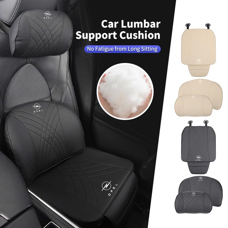 AAAYQ1 Car Seat Headrest Lumbar Support Neck Pillow Cushion Backrest For Opel Corsa Astra Insignia Vectra Zafira Meriva Mokka Grandlan