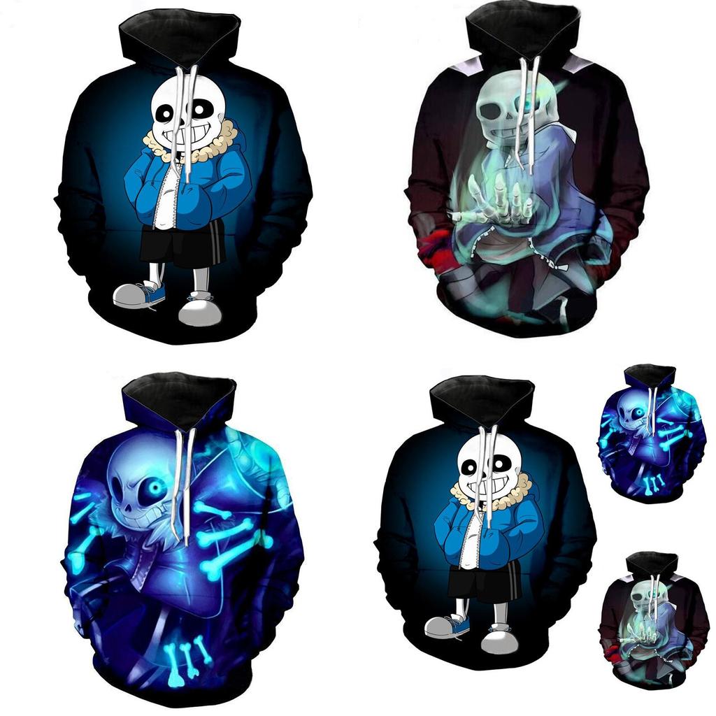 Cartoon Frisk Undertale 3D-Druck Hoodies Sweatshirt Pullover Jacke Sweatshirt