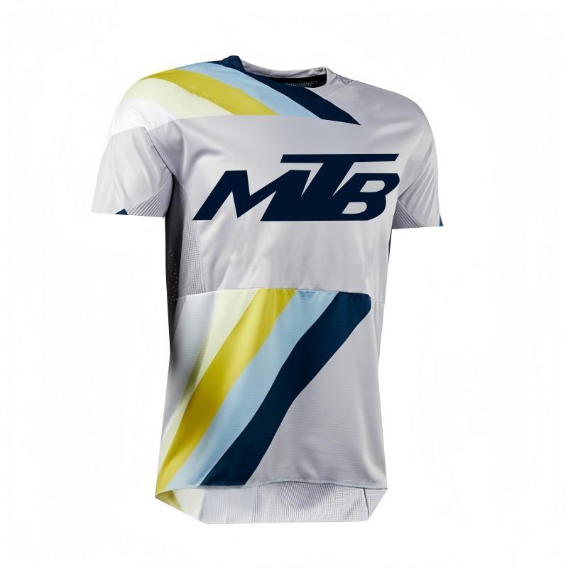 Maglie Downhill per Mountain Bike Magliette da Bici MTB Abbigliamento Sportivo Offroad DH Maglia da Moto Motocross Abbigliamento Sportivo Manica Corta Ciclismo