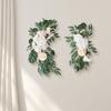Eucalyptus Arch Flowers Kit Rose Ceremony Flower Wreath Realistic Fake Floral  Wedding Party