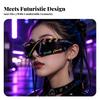 Sunglasses with Rhinestone Cord Sparkle Glasses Trendy for Parties