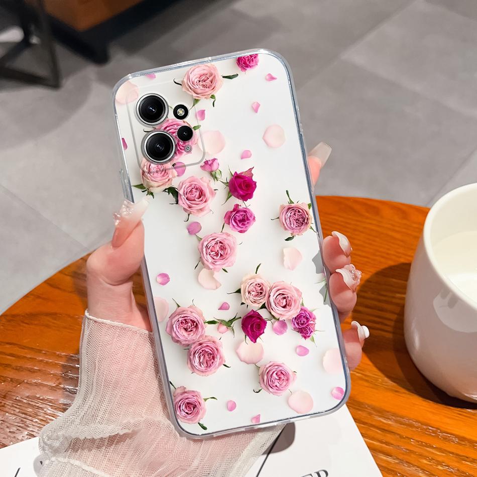 

For Redmi Note 12 12S 4G 5G Phone Case Unique Style Soft Silicone Transparent Shockproof Back Cover For Xiaomi Redmi Note12 12 S Redmi Note 12 (4G)