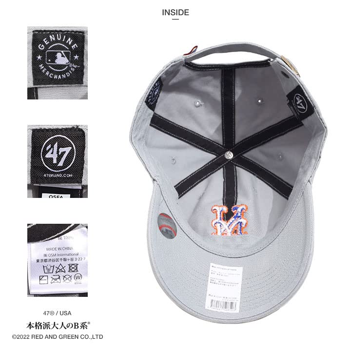 Forty Seven New York Mets Clean Up Storm Storm New York Mets Clean Up Cap Hat '47 /