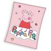 Fleece Blanket Throw 110x140 Peppa Pig