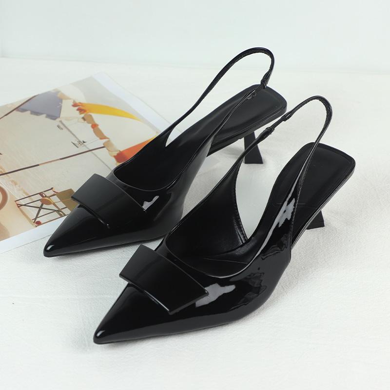 

Модные летние белые туфли-лодочки на высоком каблуке, женские, простые, с квадратной пряжкой, дизайнерский стиль, легкие и элегантные, модная женская обувь 36