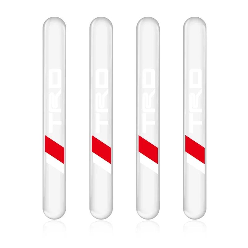 4 st Genomskinliga Bil Dörr Kollisionsskydd Stötfångarlist Klistermärke För Toyota Camry Corolla Yaris Chr Auris Avensis T25