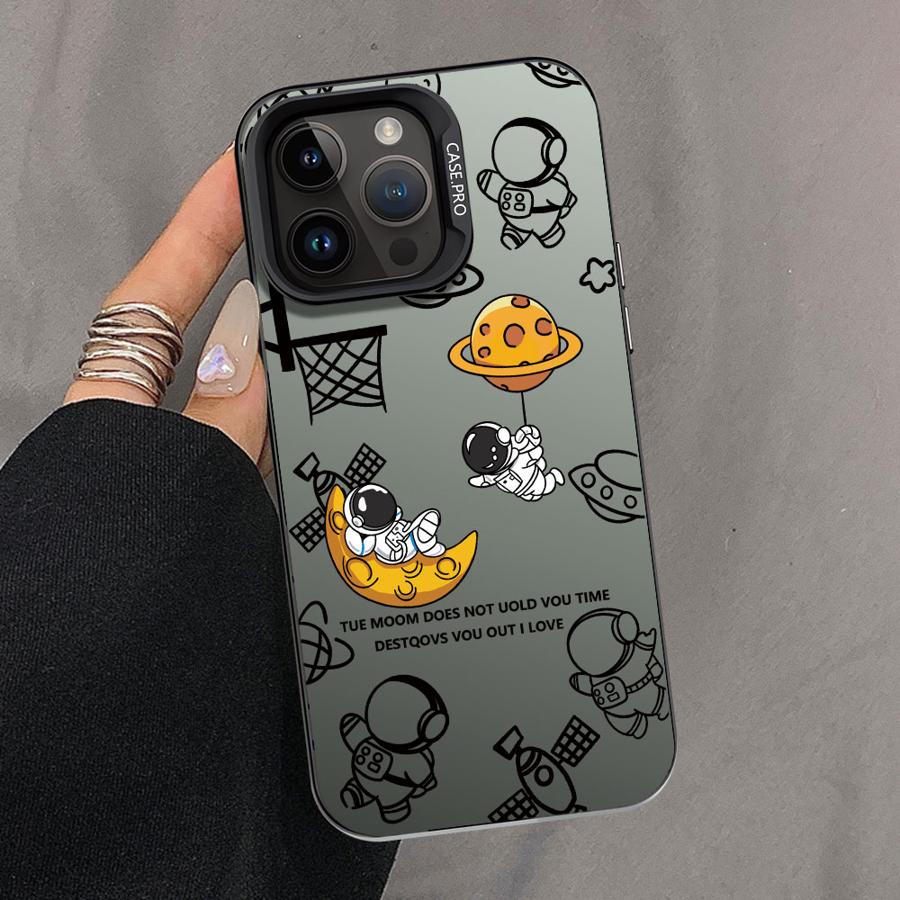 

Cartoons Astronaut Soft Cover Case for Apple iPhone 13 Pro MAX 11 14Pro 16Pro XS MAX 14 16e XR 12 15 iPhone 12