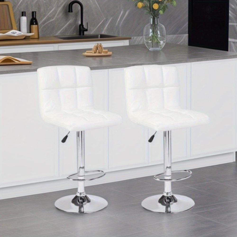 Height Swivel Bar Stools Adjustable PU Leather Height Chair Swivel Bar Chair Dining Chair Office Chair Single Chair for Bar