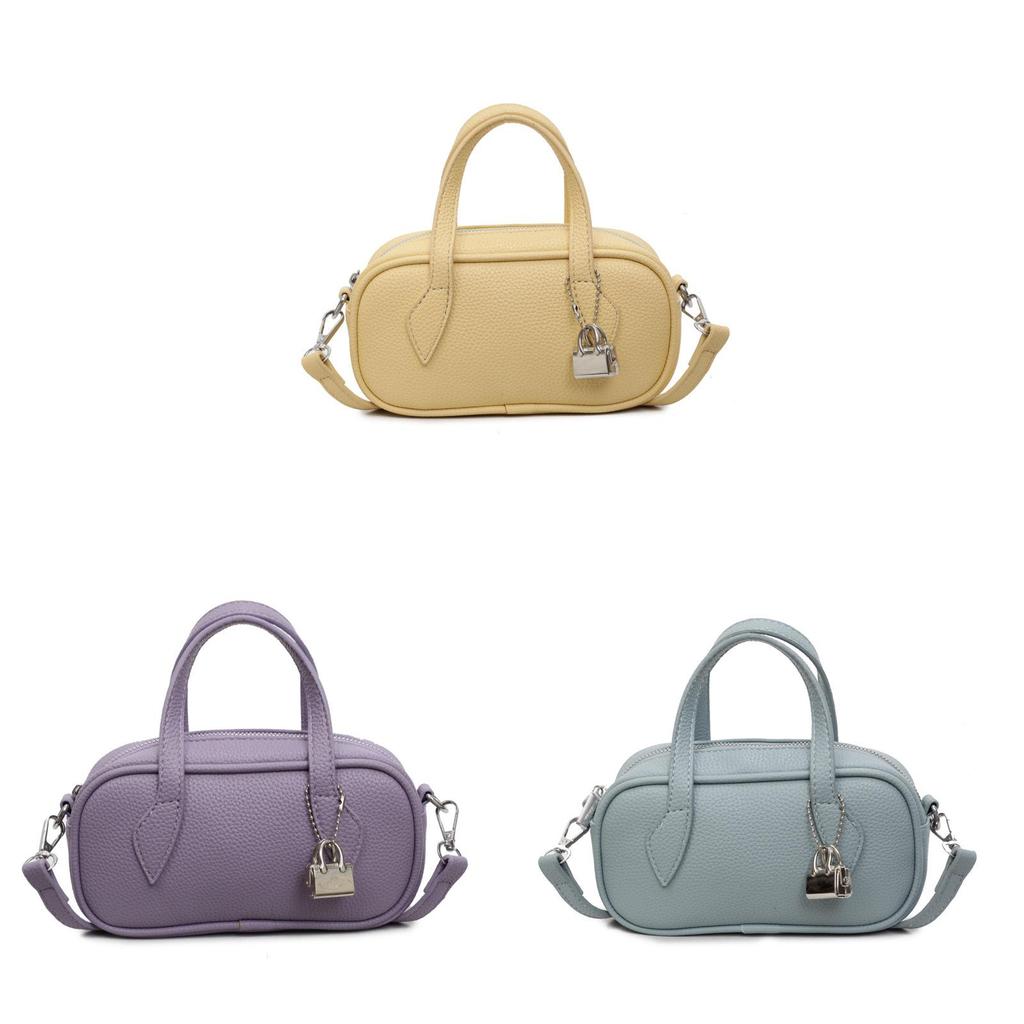 Pu Pillow Bag For Women With Car And Litchi Texture Suitable For Daily Use