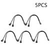 1/2/3/4/5PCS 4 Pin Y Splitter Cable 4 Pin PWM Female to 3/4 Pin Motherboard CPU Fan PC Case Fan Extension Adapter Cable