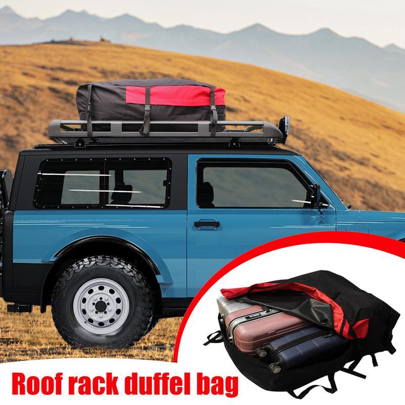Cargo Box For Roof Rack Luggage Carrier For Car Rooftop Waterproof Foldable Car Topper Luggage Carrier Travel Accessories For
