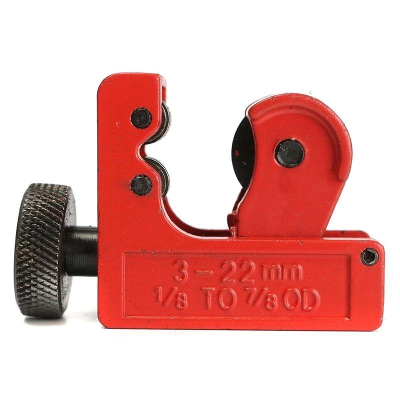 3-22/3-16mm Mini Alloy Steel Pipe Tubing Cutter Cutting 1/8-inch To 7/8-Inch for Pipe Copper PVC Thin Stainless Steel Tube 1PC
