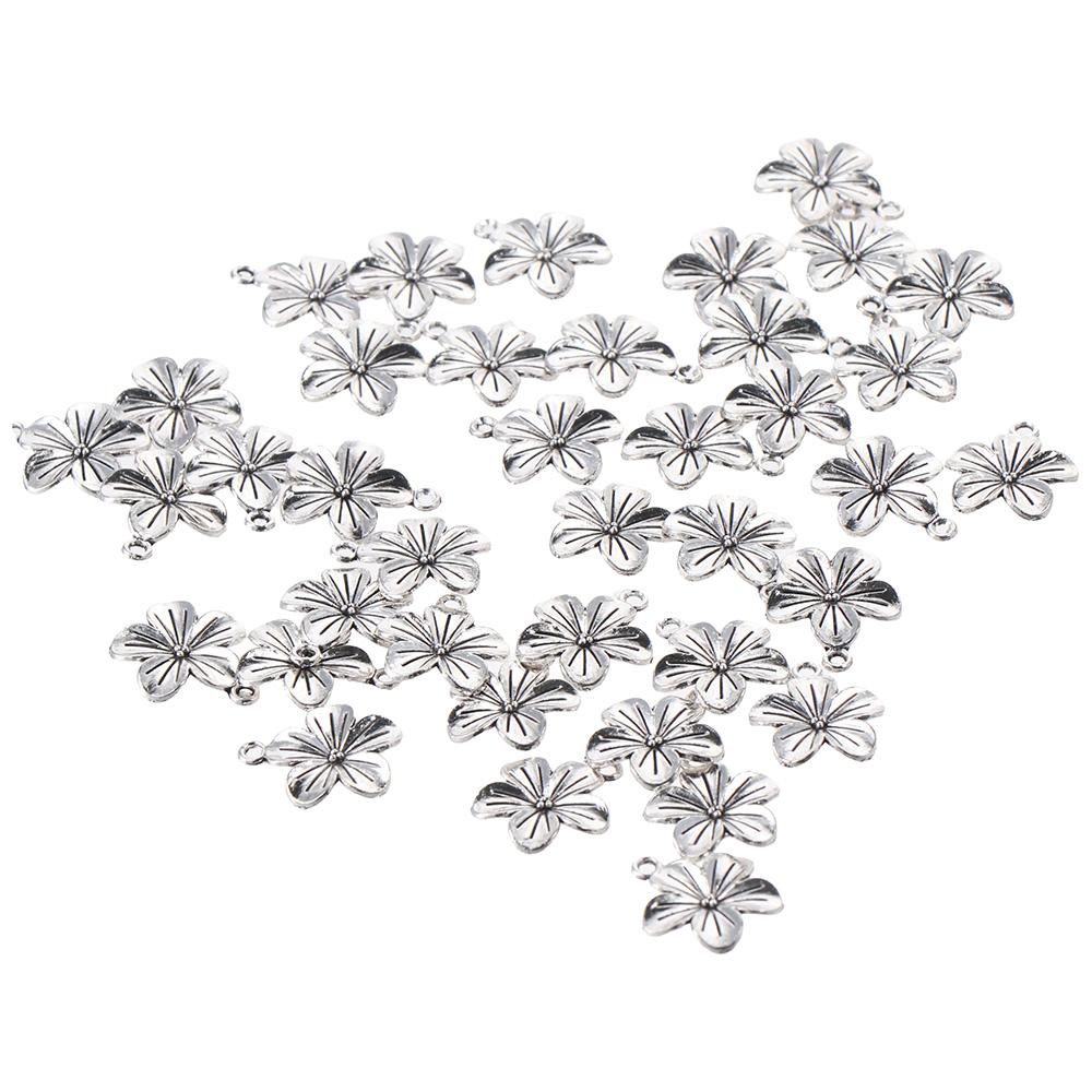 

Античный серебряный кулон с цветком, подвески из сплава, изысканный кулон, изготовление ювелирных изделий