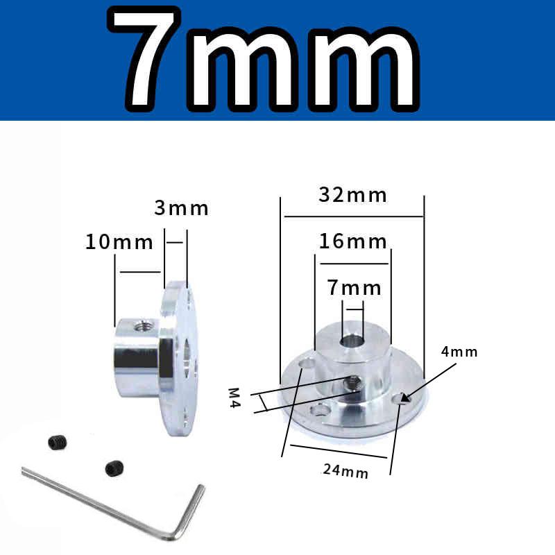 1PCS Rigid Flange Coupling Motor Guide Shaft Coupler Motor Connector Shaft Axis Bearing Fittings 3/4/5/6/6.35/7/8/10/11/12/14mm