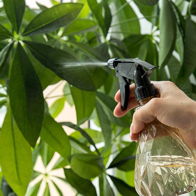 1PCS 500ML Spray Empty Bottles Refillable PET Bathroom Mist Sprayer Disinfection Water Container Watering Gardening Supplies